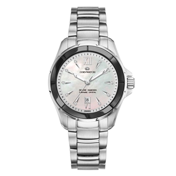 ساعت مچی زنانه کوین واچ coinwatch کد C160BWH